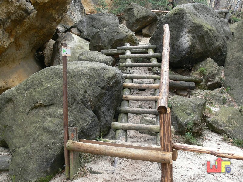 Hntzschelstiege - Eingang